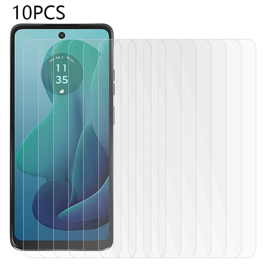 10PCS For Motorola Moto G 5G (2024) Crystal Clear Screen Protector 2.5D 0.3mm Tempered Glass Film