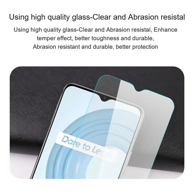 AMORUS For Realme 12 High Aluminum-silicon Glass Film 2.5D 9H Hardness Screen Protector