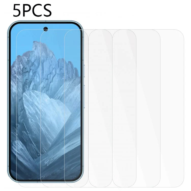 5PCS For Google Pixel 9 Screen Protector Tempered Glass 9H Hardness Film 0.3mm 2.5D