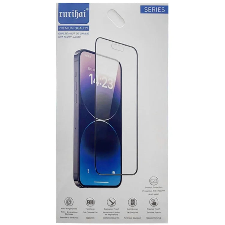 RURIHAI 10Pcs For Oppo Reno11 F 5G 0.26mm Screen Protector Secondary Hardening High Aluminum-silicon Glass Film