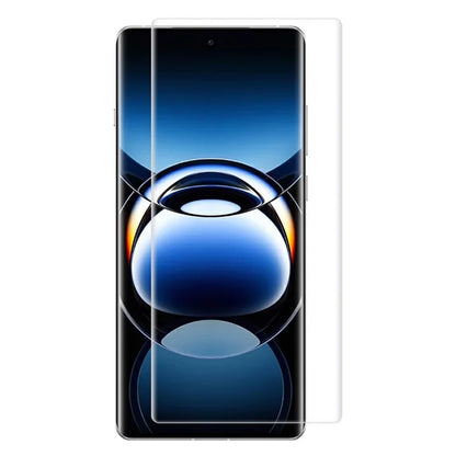 RURIHAI For Oppo Find X7 Ultra UV Liquid Screen Protector Transparent CSG Glass Film Support Fingerprint Unlock