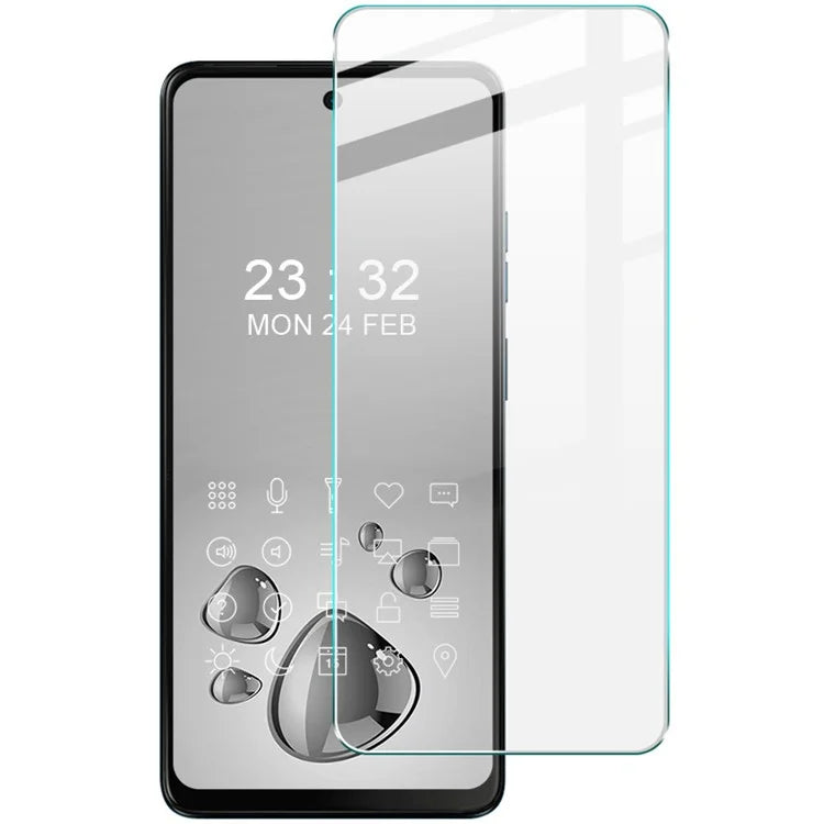 IMAK H Series For Motorola Moto G04 4G / G24 4G / G24 Power Film Tempered Glass Full Glue Screen Protector
