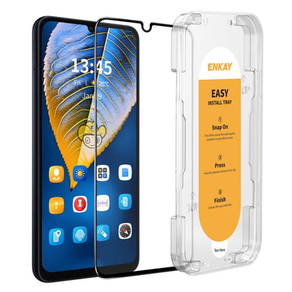 ENKAY HAT PRINCE For Samsung Galaxy A22 4G (EU Version) / F22 Screen Protector Scratchproof High Aluminium-silicon Glass Film