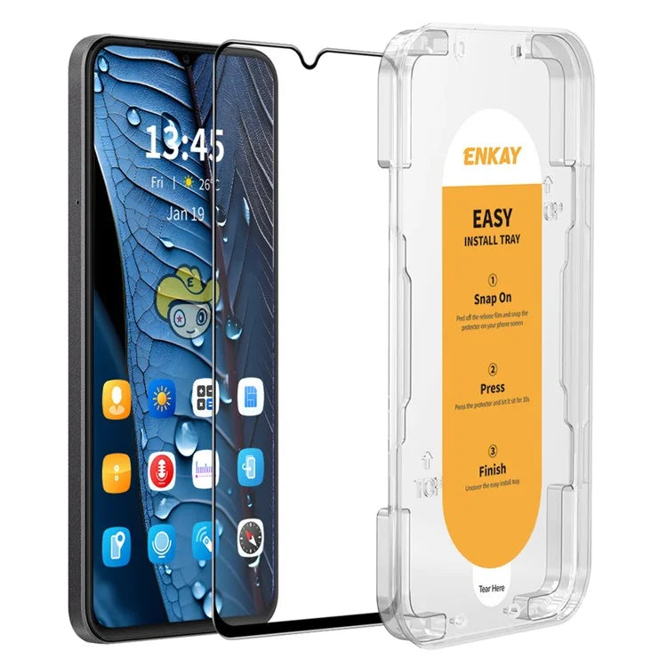 ENKAY HAT PRINCE For vivo Y74s / Y76s Full Screen Protector Full Glue High Aluminium-silicon Glass Film