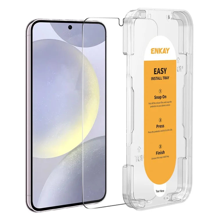 ENKAY HAT PRINCE For Samsung Galaxy S24+ Screen Protector 0.18mm High Aluminium-silicon Glass Film Fingerprint Unlock
