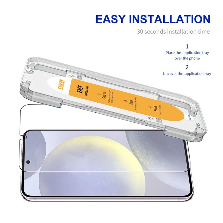 ENKAY HAT PRINCE For Samsung Galaxy S24+ Screen Protector 0.18mm High Aluminium-silicon Glass Film Fingerprint Unlock