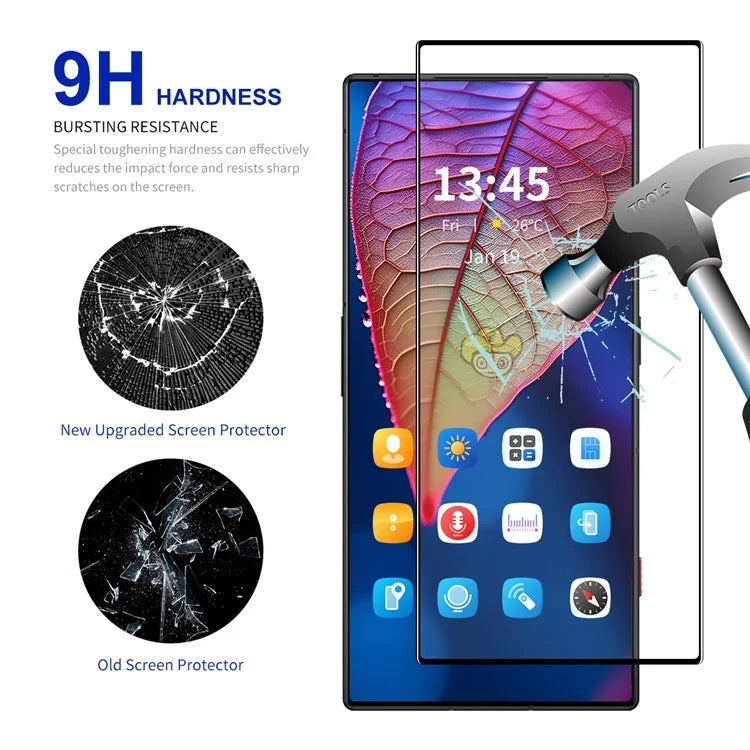 ENKAY HAT PRINCE For ZTE nubia Red Magic 8 Pro 5G / 8 Pro+ 5G / 8S Pro / 8S Pro+ Screen Protector Full Cover High Aluminium-silicon Glass Film