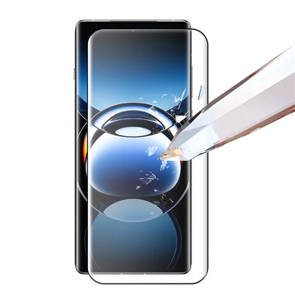 RURIHAI For Oppo Find X7 5G Screen Protector 0.3mm High Aluminium-silicon Glass Film (Support Fingerprint Unlock)