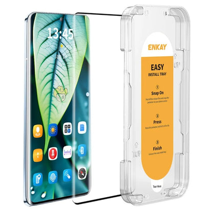ENKAY HAT PRINCE For Realme GT5 Pro 5G Screen Protector 3D Hot Bending Tempered Glass Film