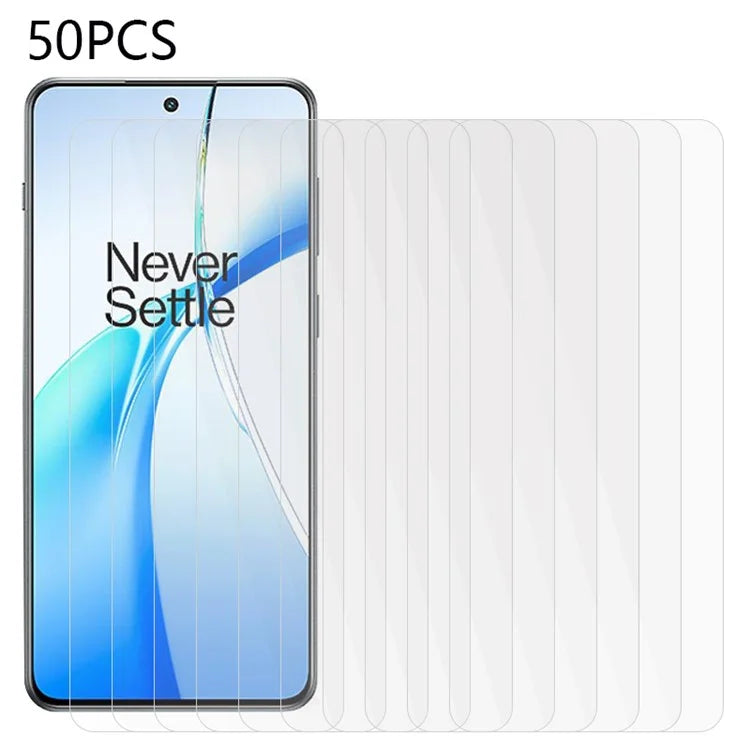 50PCS For OnePlus Nord CE4 5G Screen Protector 2.5D Tempered Glass Anti-explosion Film
