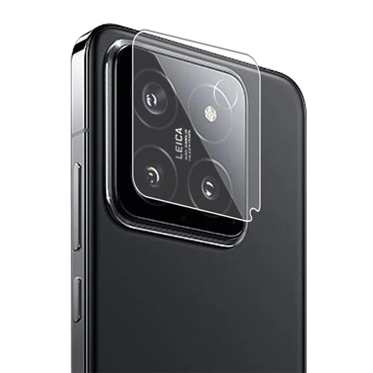 AMORUS For Xiaomi 14 Silk Printing Camera Lens Protector Tempered Glass Lens Film