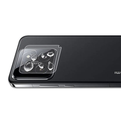 AMORUS For Xiaomi 14 Silk Printing Camera Lens Protector Tempered Glass Lens Film