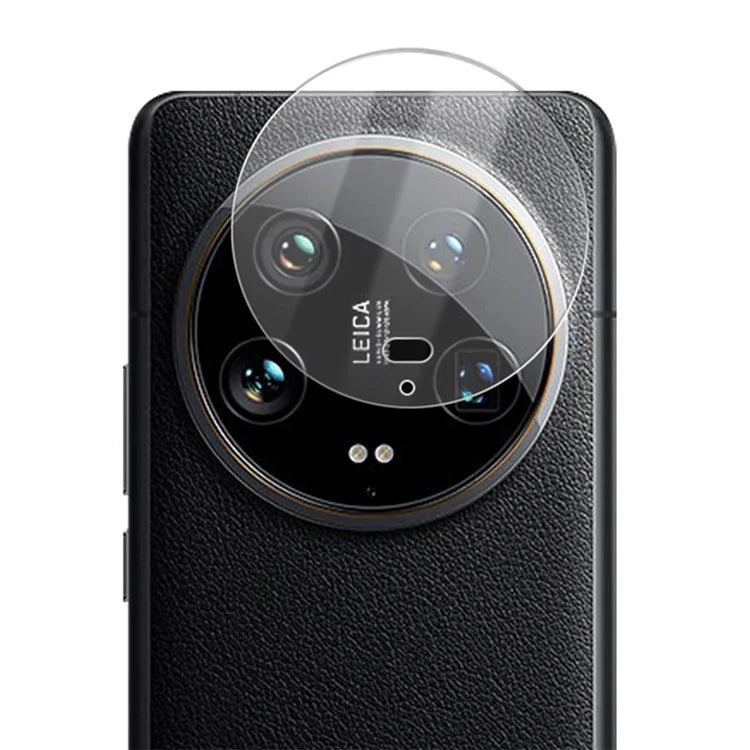 AMORUS For Xiaomi 14 Ultra Camera Lens Protector Tempered Glass Silk Printing Lens Film