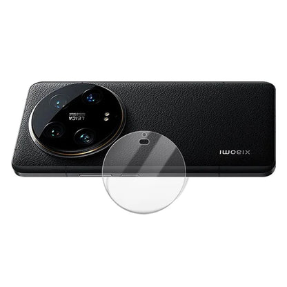 AMORUS For Xiaomi 14 Ultra Camera Lens Protector Tempered Glass Silk Printing Lens Film