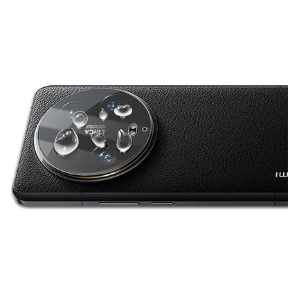AMORUS For Xiaomi 14 Ultra Camera Lens Protector Tempered Glass Silk Printing Lens Film