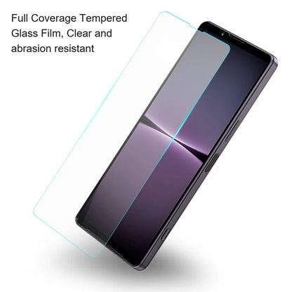 AMORUS For Sony Xperia 5 VI Screen Protector 2.5D High Aluminum-silicon Glass Film Case Friendly