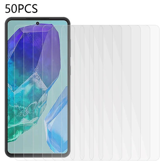 50PCS For Samsung Galaxy M55 5G / C55 5G / F55 5G Screen Protector Anti-Explosion Tempered Glass Film 2.5D 0.3mm