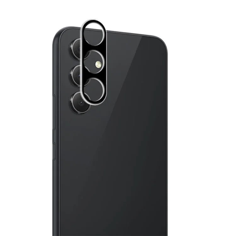 MOCOLO For Samsung Galaxy A35 5G Camera Lens Protector HD Clear Tempered Glass Lens Film, Black