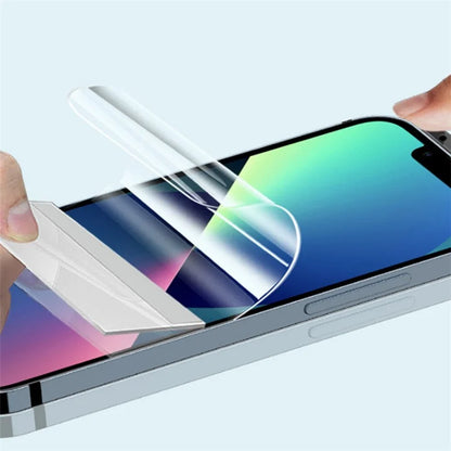For iPhone 12 / 12 Pro Hydrogel TPU Screen Protector Anti-scratch Screen Film with Positioning Aid