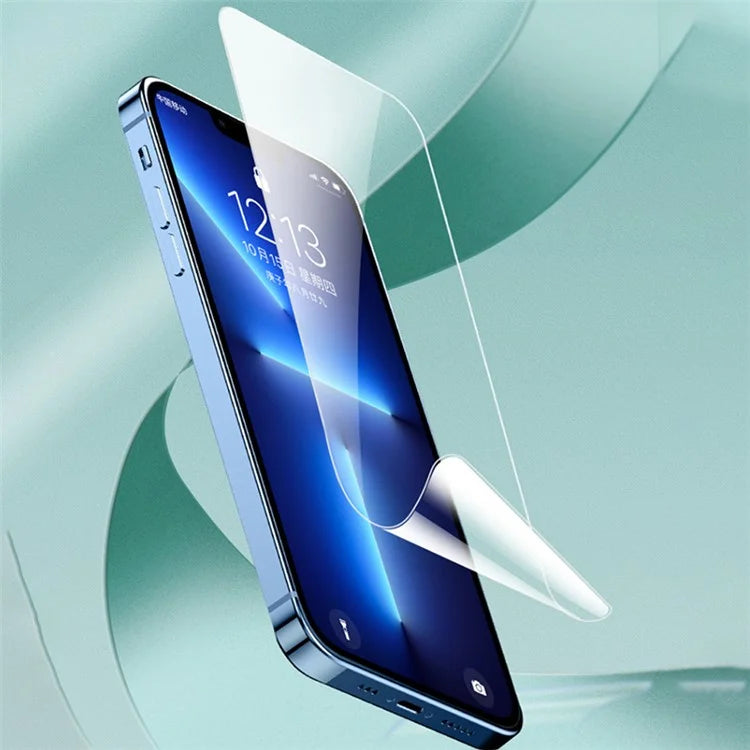 For iPhone 13 Pro Max HD Clear Screen Protector Scratch Resistant TPU Hydrogel Film