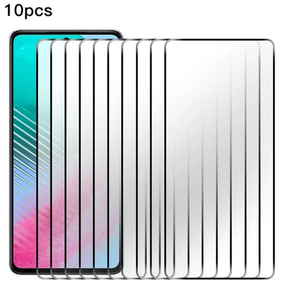 RURIHAI 10Pcs For Samsung Galaxy M55 5G / C55 5G / F55 5G Screen Protector Secondary Hardening High Aluminum-Silicon Glass Film