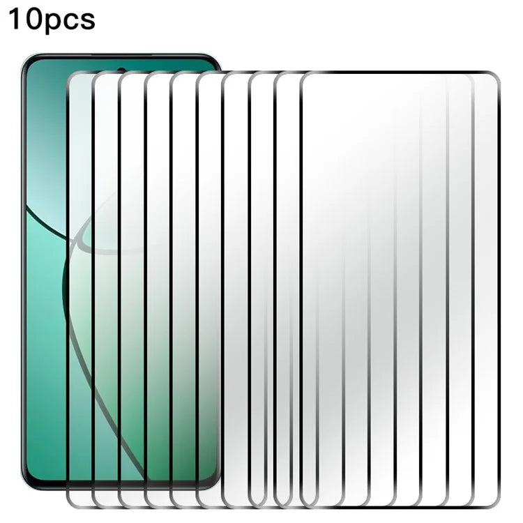 RURIHAI 10Pcs For Realme 12+ 5G High Aluminum-silicon Glass Film 0.26mm Secondary Hardening Screen Protector
