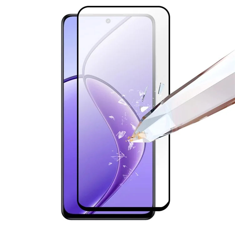 RURIHAI 10Pcs For Realme 12 5G Secondary Hardening Screen Protector 0.26mm High Aluminum-Silicon Glass Film