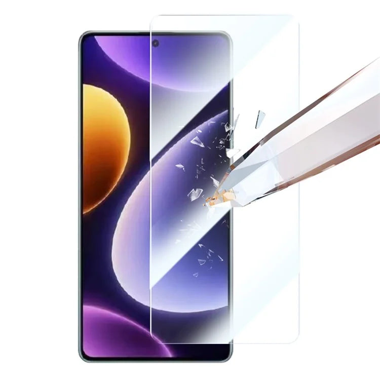 RURIHAI 10Pcs For Xiaomi Poco F6 Pro 5G / K70 5G / K70 Pro 5G Screen Protector 2.5D HD Clear High Aluminium-Silicon Glass Film