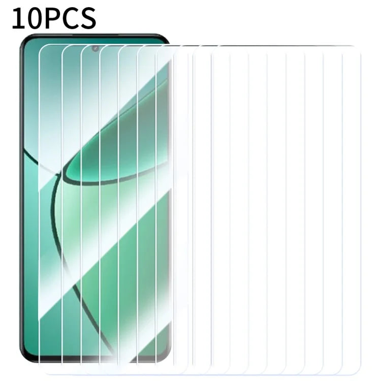RURIHAI 10Pcs For Realme 12+ 5G Film 0.26mm High Auminium-silicon Glass Bubble-free Screen Protector