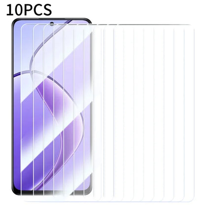 RURIHAI 10Pcs For Realme 12 5G High Aluminium-Silicon Glass Screen Protector 2.5D 0.26mm Film
