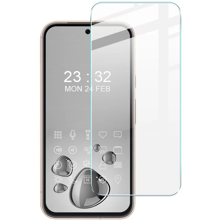 IMAK H Series For Google Pixel 8a Screen Protector 9H Hardness Anti-explosion Tempered Glass Film
