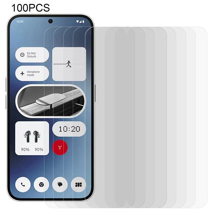 100PCS For Nothing Phone (2a) Screen Protector Ultra-Clear Tempered Glass Guard Film