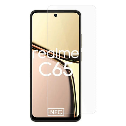 For Realme C65 4G Tempered Glass Screen Film 0.3mm Arc Edge Screen Protector
