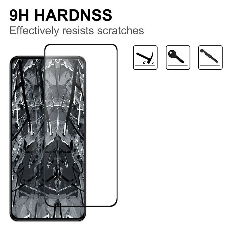 For Xiaomi Poco F6 Pro 5G / K70 5G / K70 Pro 5G Full Screen Protector Black Edge AGC Glass Full Glue HD Clear Film
