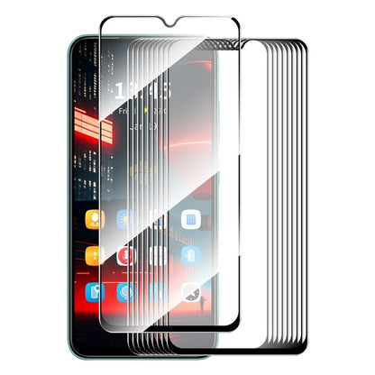 ENKAY HAT PRINCE 10Pcs for Honor Play 30 5G 0.26mm Screen Protector 9H 2.5D High Aluminium-silicon Glass Film