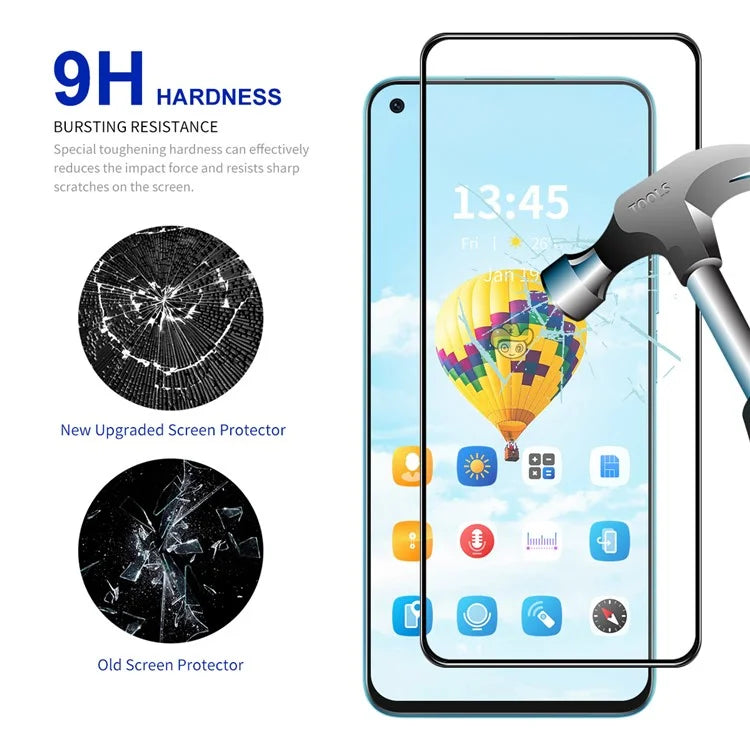 ENKAY HAT PRINCE 10Pcs for OnePlus Nord N20 5G Silk Printing Screen Protector Anti-explosion Film