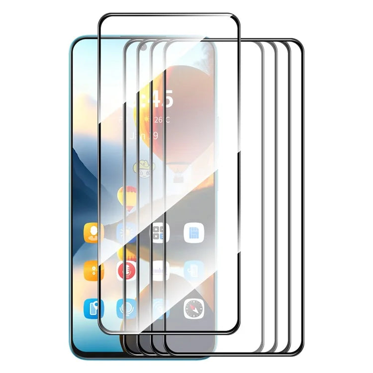 ENKAY HAT PRINCE 5Pcs for OnePlus 10T 5G / Ace Pro 5G 0.26mm Screen Protector Full Glue Explosion-proof Film