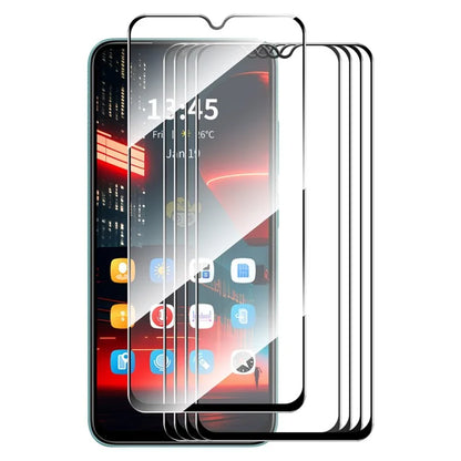 ENKAY HAT PRINCE 5Pcs for Motorola Moto E13 4G Screen Protector High Aluminium-silicon Glass Full Coverage