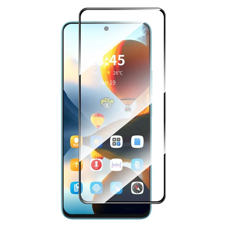 ENKAY HAT PRINCE for ZTE Blade V40 Clear Screen Protector Full Glue High Aluminium-silicon Glass Film