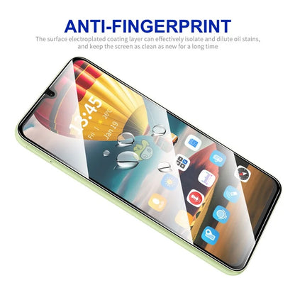 ENKAY HAT PRINCE for ZTE Blade A72 5G Silk Printing Screen Protector High Aluminium-silicon Glass Film