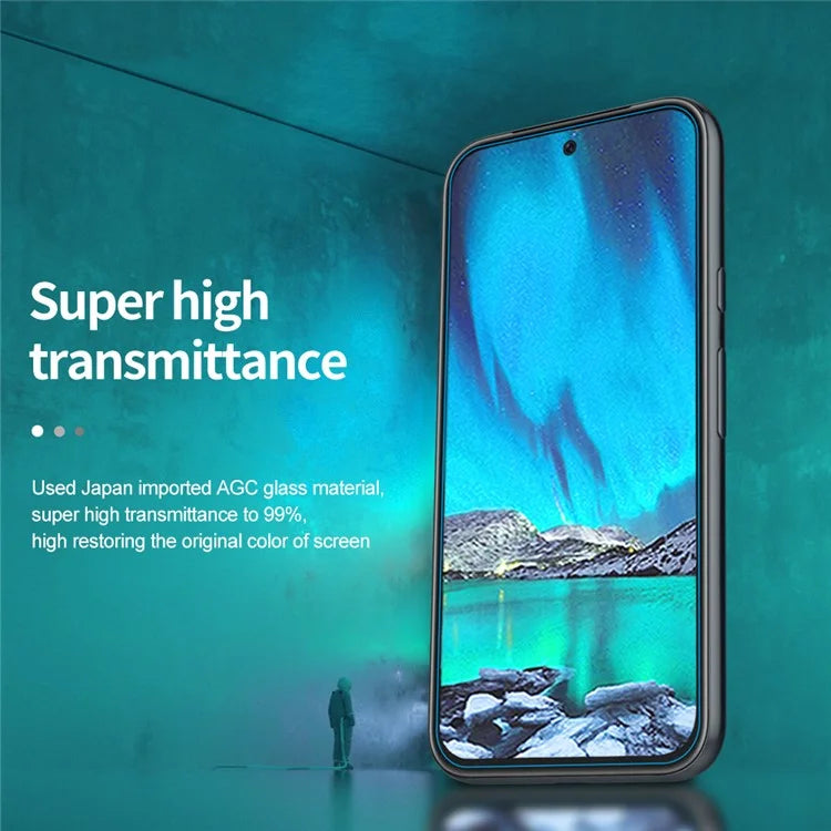 NILLKIN H+Pro for Google Pixel 8a Screen Protector 9H Anti-Scratch AGC Glass Film