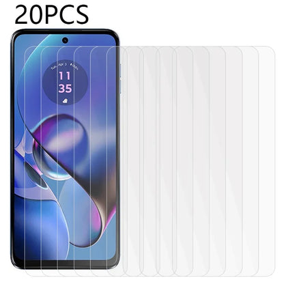20PCS For Motorola Moto G64 5G 2.5D Tempered Glass Film High Clarity Screen Protector