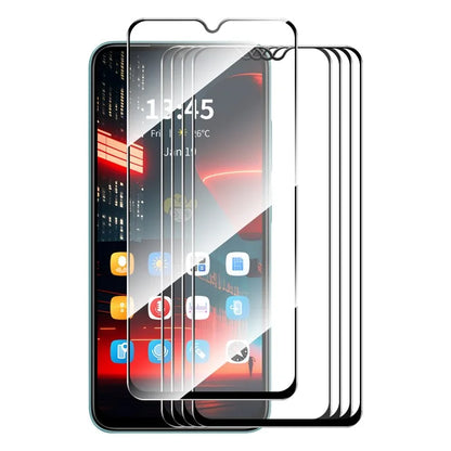 ENKAY HAT PRINCE 5Pcs for Nokia C22 High Aluminium-silicon Glass 9H Hardness Screen Protector Film