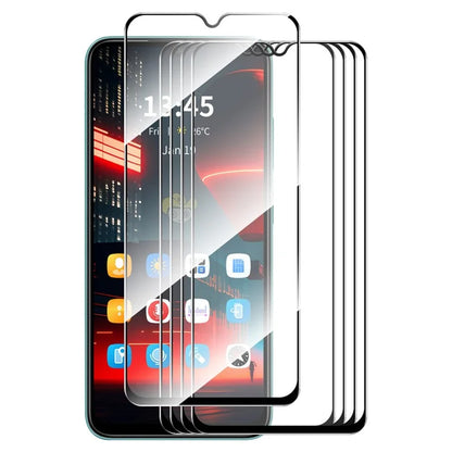 ENKAY HAT PRINCE 5Pcs for itel Vision 3 Screen Protector 9H Hardness Full Glue Silk Printing Film