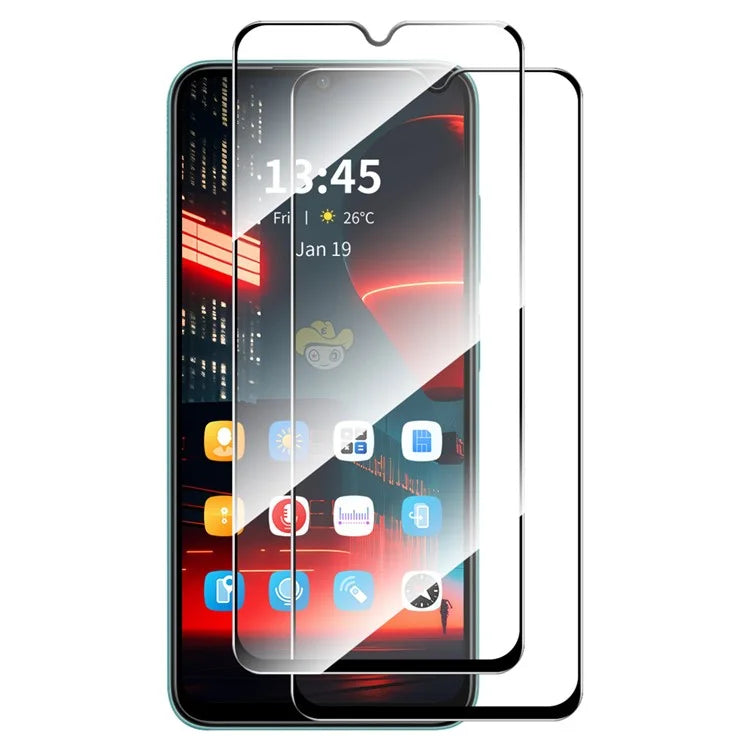 ENKAY HAT PRINCE 2Pcs for itel Vision 3 Screen Protector 9H Hardness High Aluminium-Silicon Glass Film