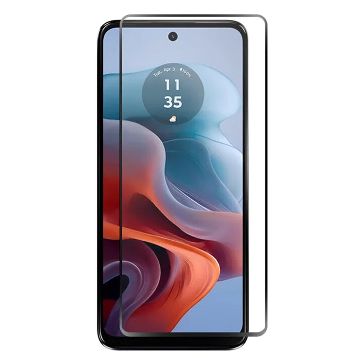 RURIHAI For Motorola Moto G34 5G Clear Screen Protector High Aluminum-silicon Glass Film