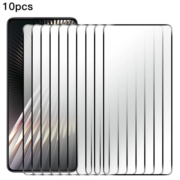RURIHAI 10Pcs For Xiaomi Redmi Turbo 3 5G / Poco F6 5G HD Clear Screen Film High Aluminum-Silicon Glass Screen Protector
