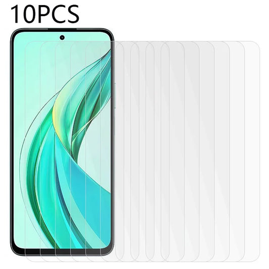 10PCS For 	Honor 90 Smart / X7b 4G Screen Film HD Clear Tempered Glass 2.5D Screen Protector