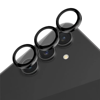 NORTHJO 1 Set For Samsung Galaxy S23 FE Camera Lens Protector Tempered Glass Rear Lens Film with CD Vein Metal Ring