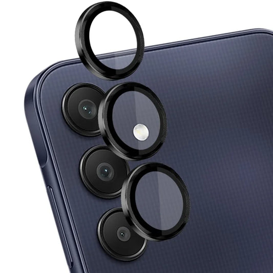 NORTHJO 1 Set For Samsung Galaxy A25 5G (Global) (161.0 x 76.5 x 8.3mm) 9H Camera Lens Film with CD Vein Metal Ring